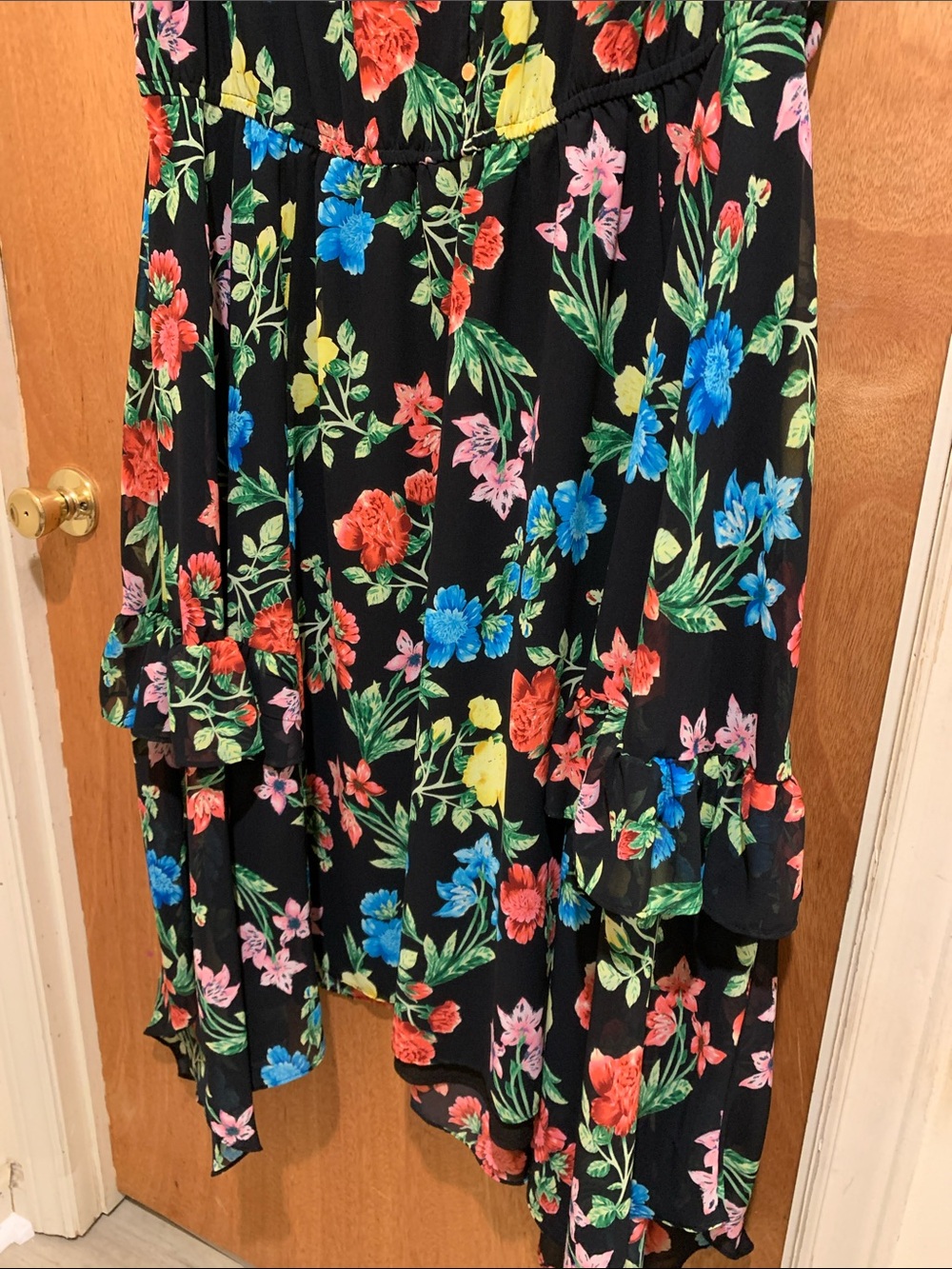 Calvin Klein Black Floral dress size 22. - Picture 4 of 9
